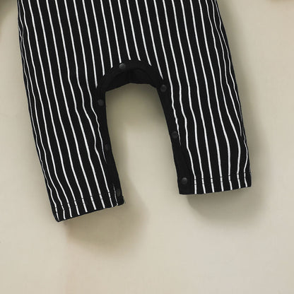 Baby Halloween Skeleton Hooded Jumpsuit