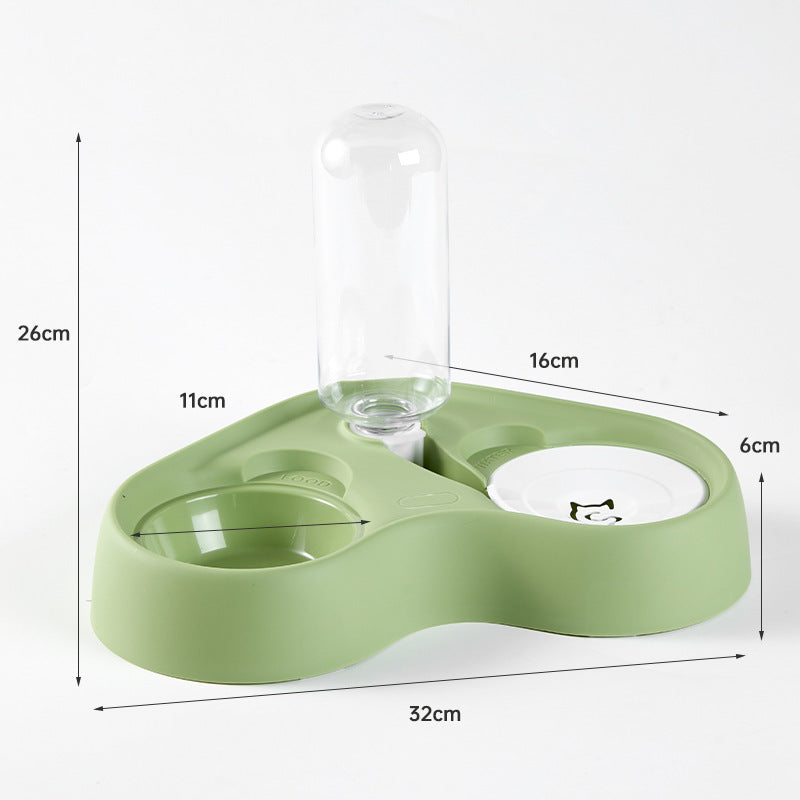 2-in-1 Automatic Pet Food & Water Dispenser