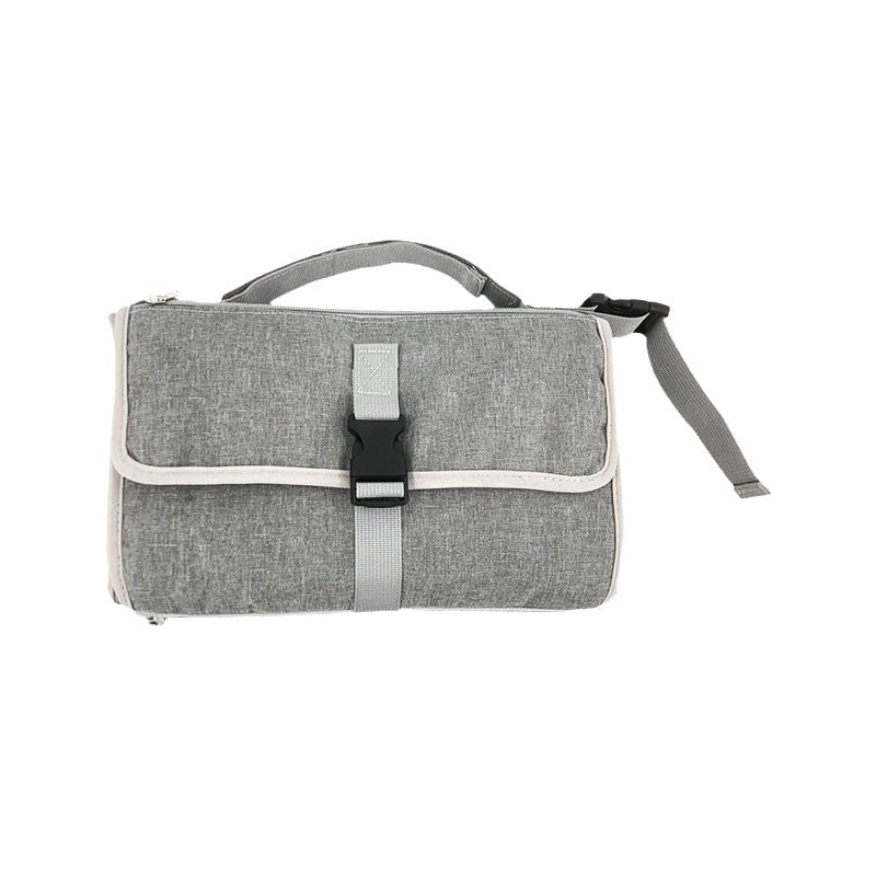 Portable Waterproof Diaper Changing Mat with Pockets