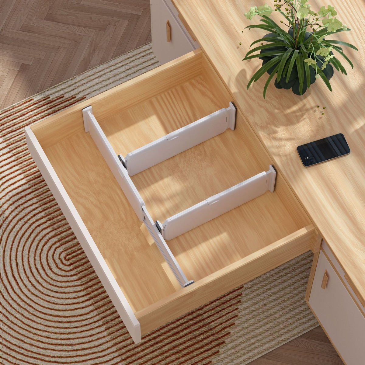 Expandable Drawer Divider Organizer Set