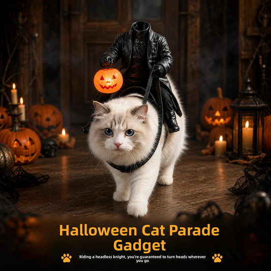 Halloween Headless Horseman Cat Costume