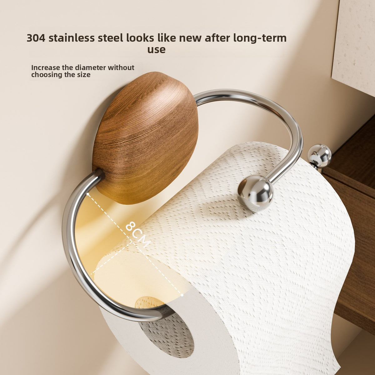 No-Drill Magnetic Paper Towel Holder for Fridge