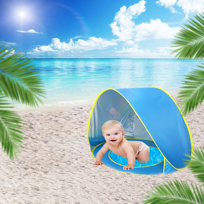 Pop-Up Baby Beach Tent with Shallow Pool Base