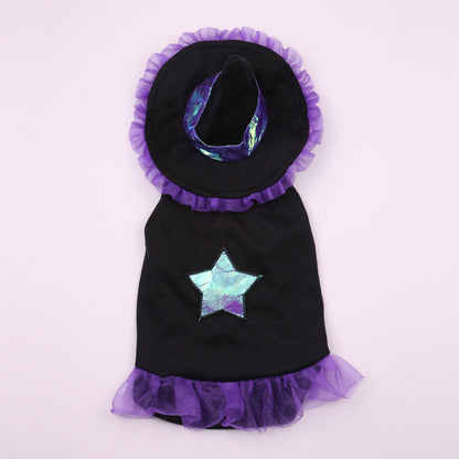 Halloween Wizard Costume for Dogs and Cats