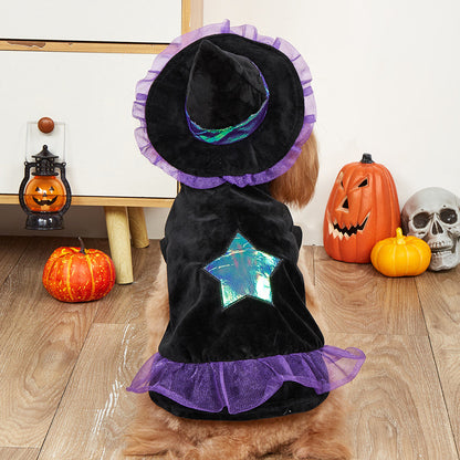 Halloween Wizard Costume for Dogs and Cats