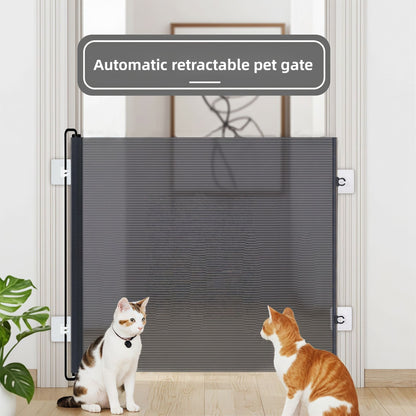 Retractable Mesh Pet Gate for Doorways