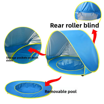 Pop-Up Baby Beach Tent with Shallow Pool Base